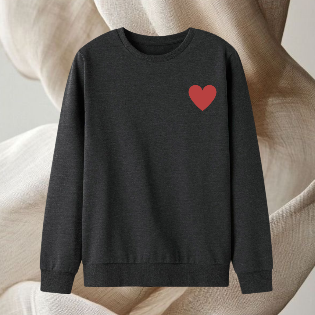 Sweat-shirt More Amor Rouge