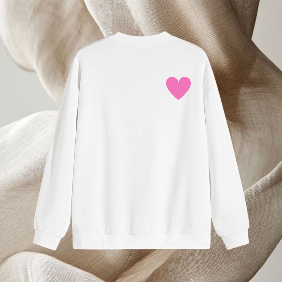 Sweat-shirt More Amor Fushia