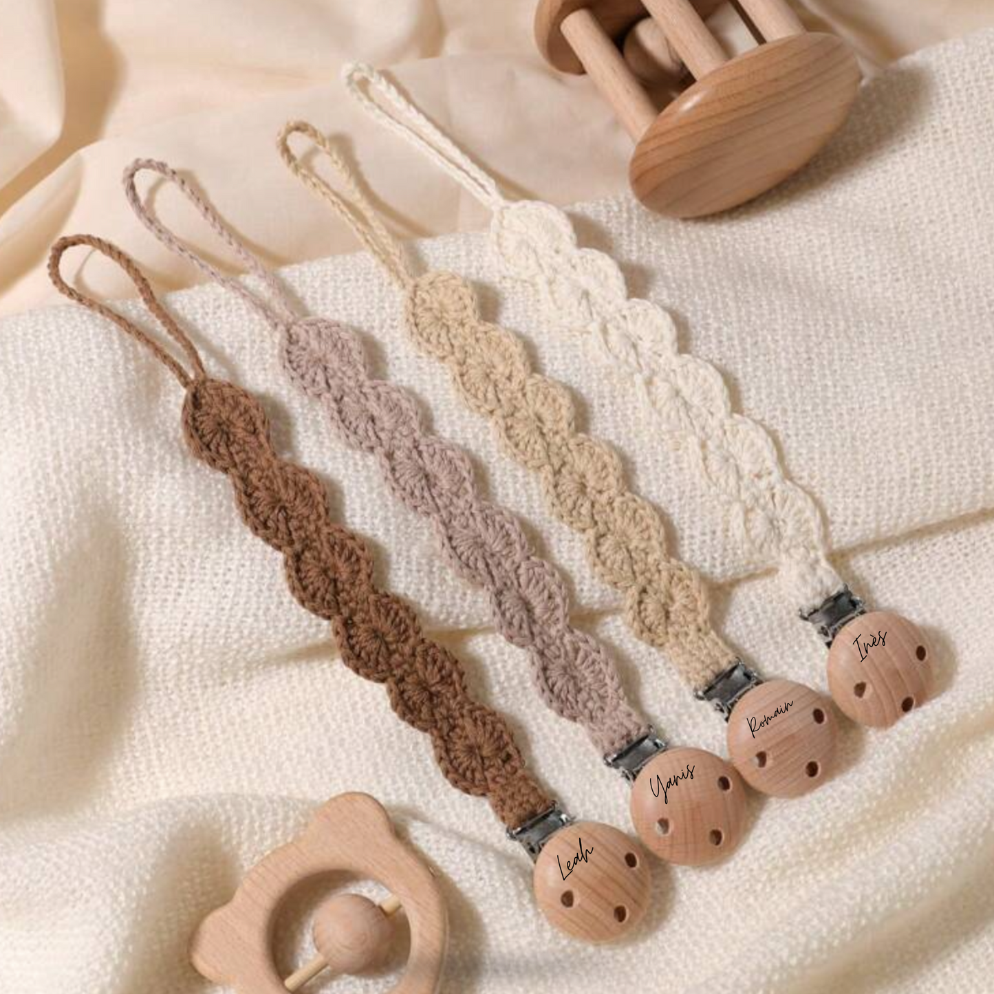 Clip tétine personnalisée