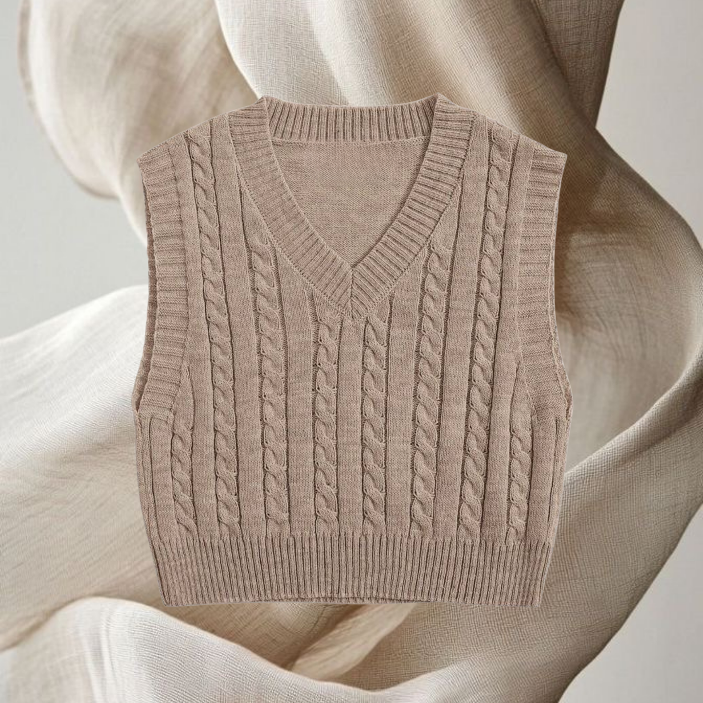 Cardigan laine tricoté