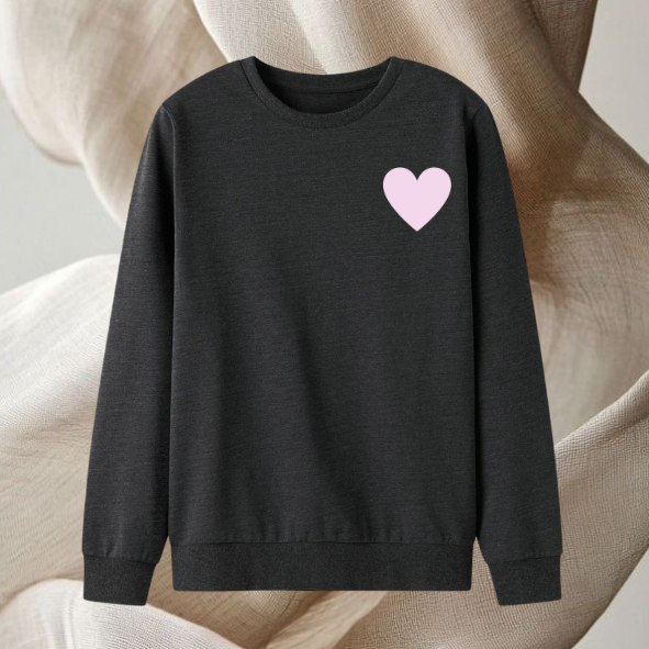 Sweat-shirt More Amor Blanc