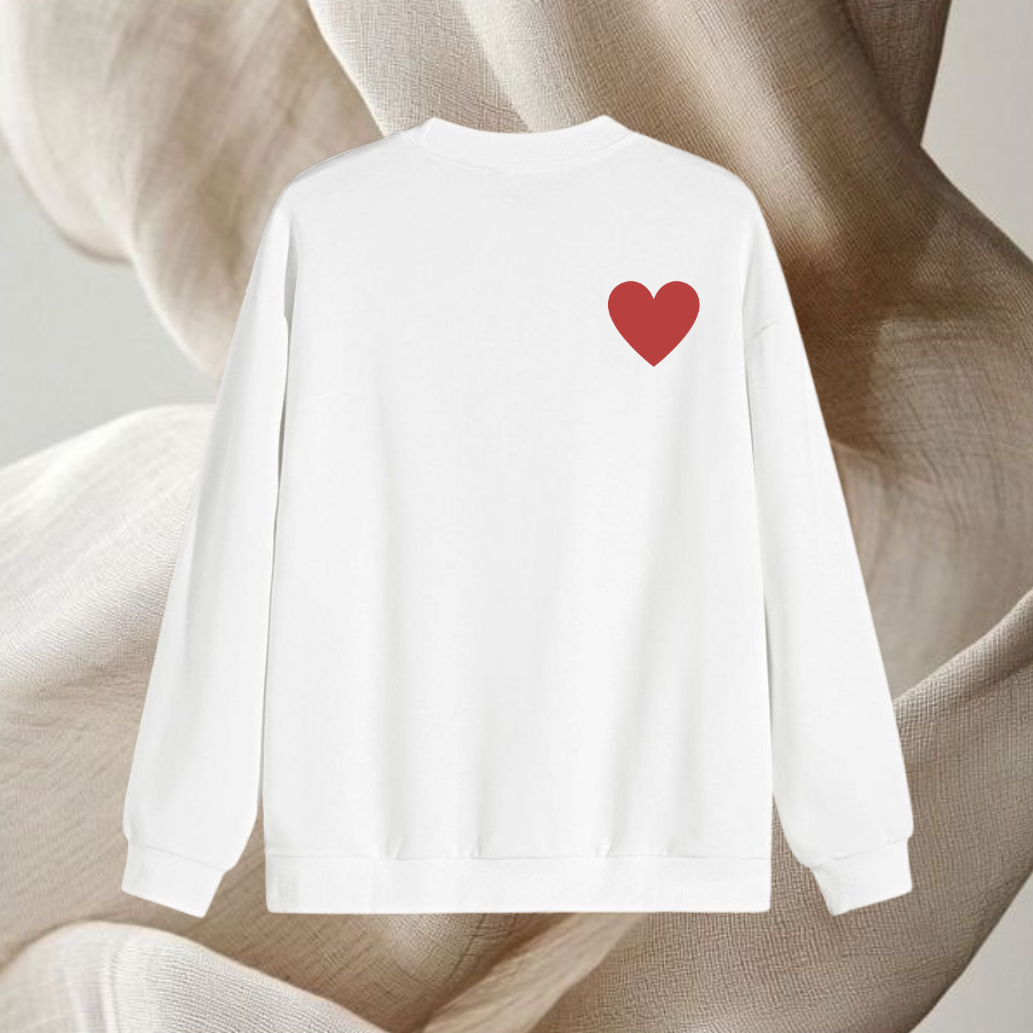 Sweat-shirt More Amor Rouge