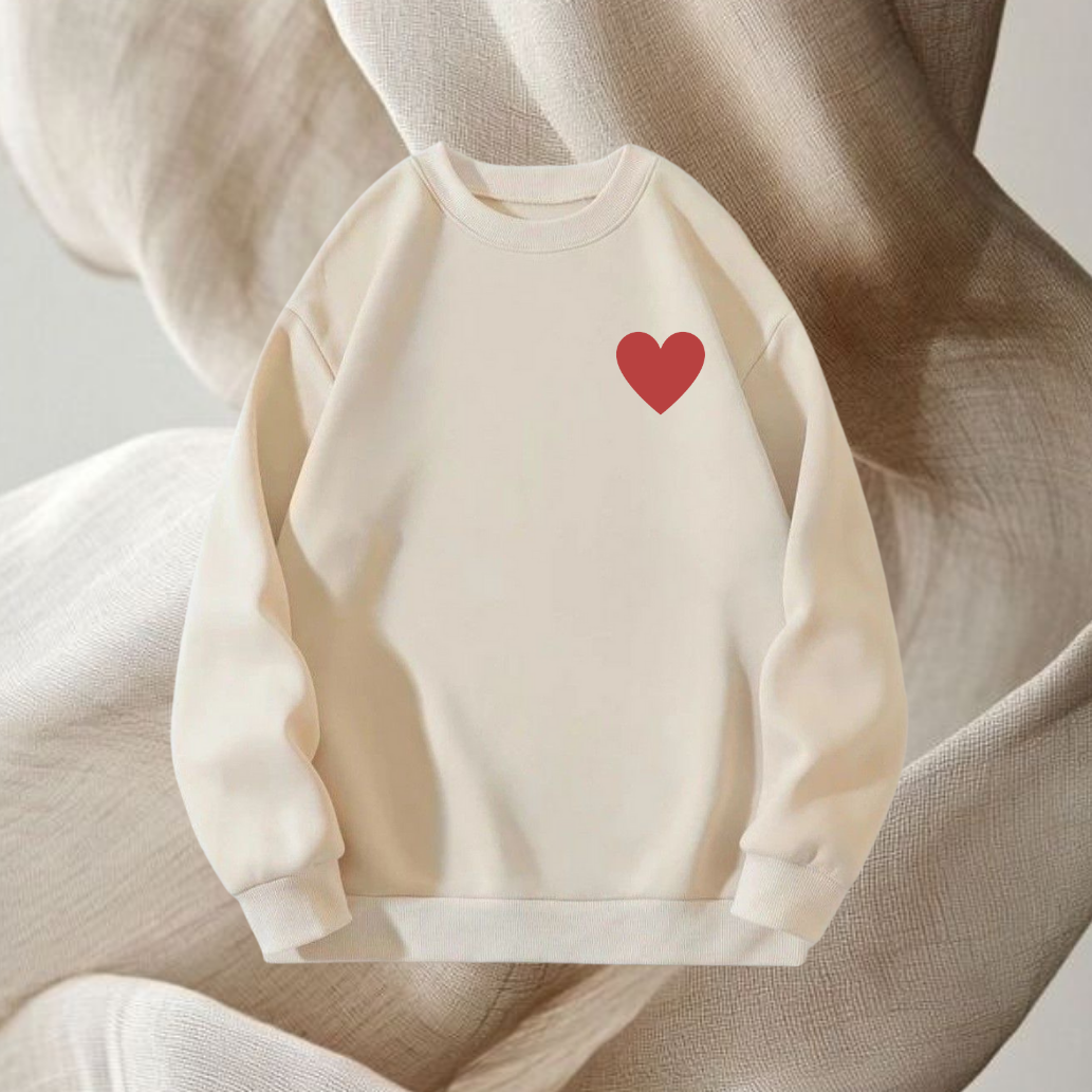 Sweat-shirt More Amor Rouge