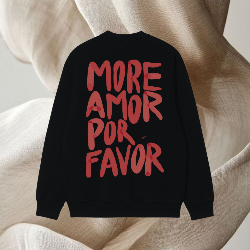 Sweat-shirt More Amor Rouge
