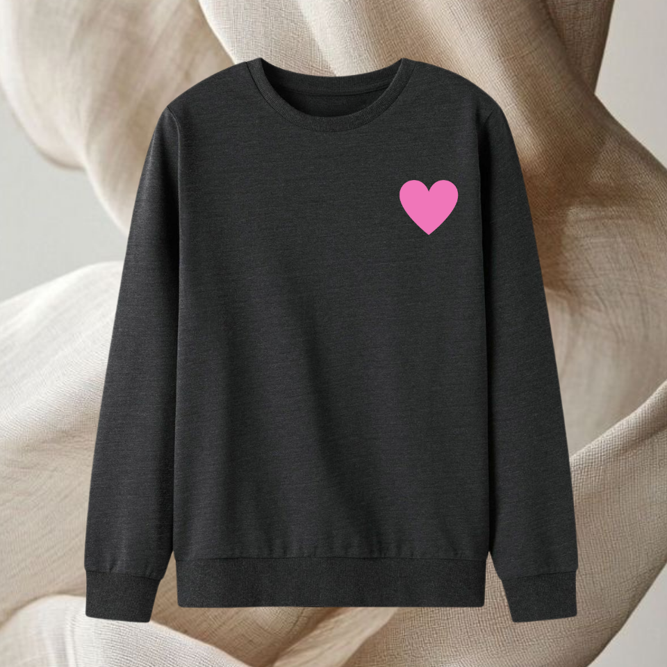 Sweat-shirt More Amor Fushia