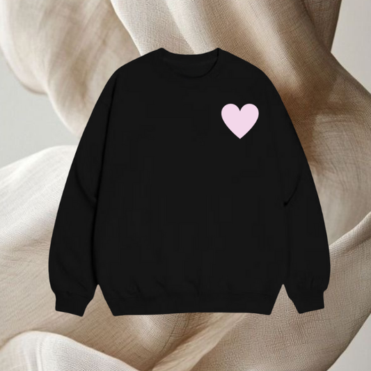 Sweat-shirt More Amor Blanc