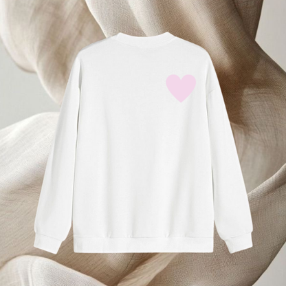 Sweat-shirt More Amor Blanc