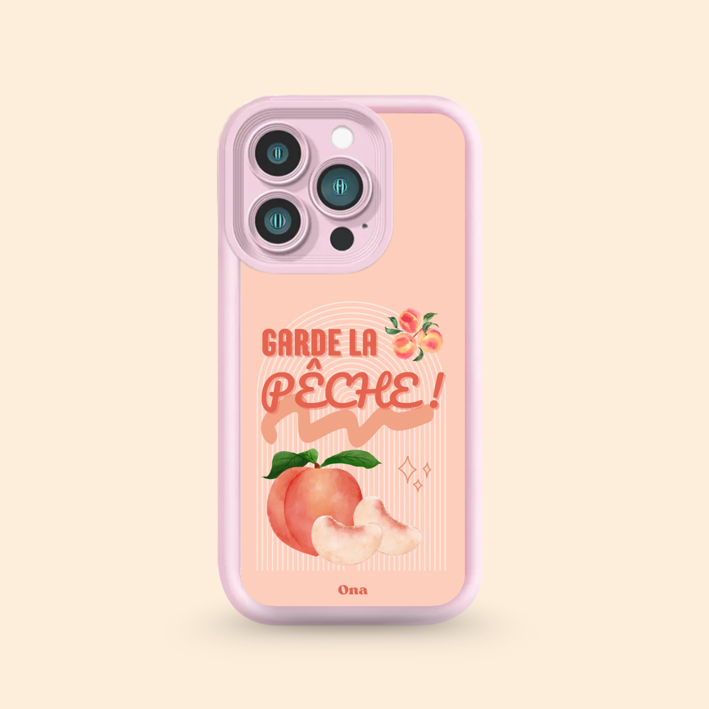 Coque Iphone - Garde la Pêche 🍑