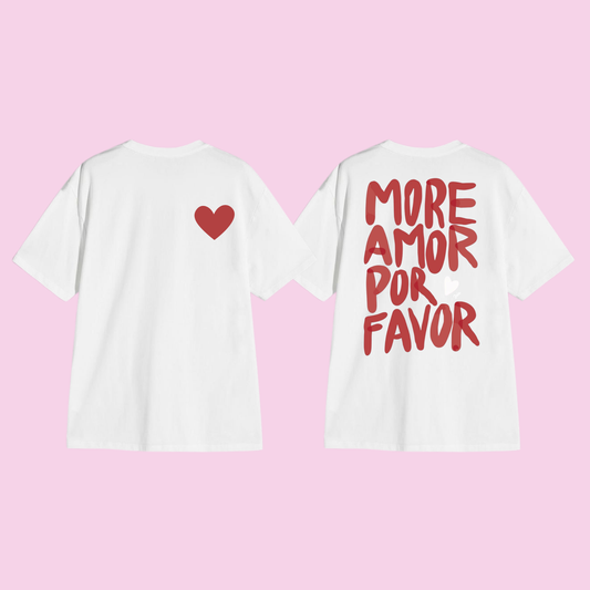 T-shirt More Amor ❤️