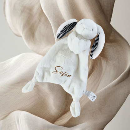 Doudou lapin prénom