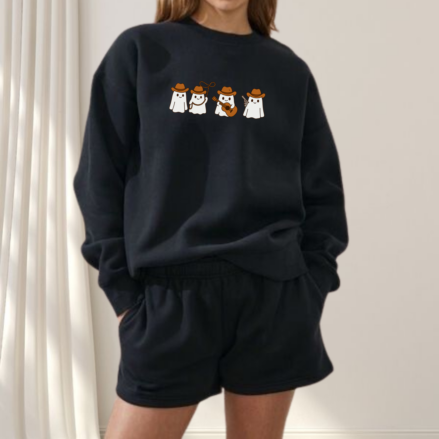 Sweat-shirt Ghost Cow-boys