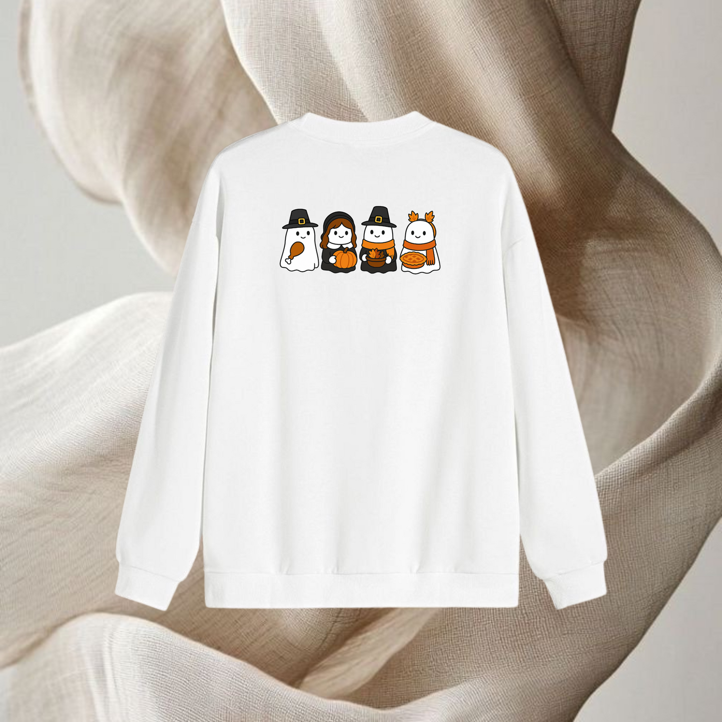 Sweat-shirt Ghost Thanksgiving