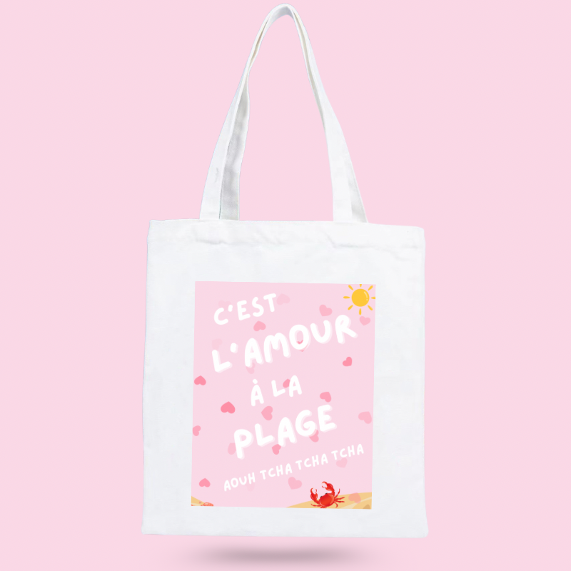 Tote bag Amour à la ⛱️