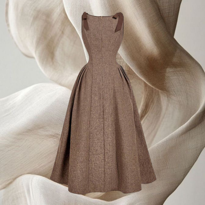 Robe longue à noeud