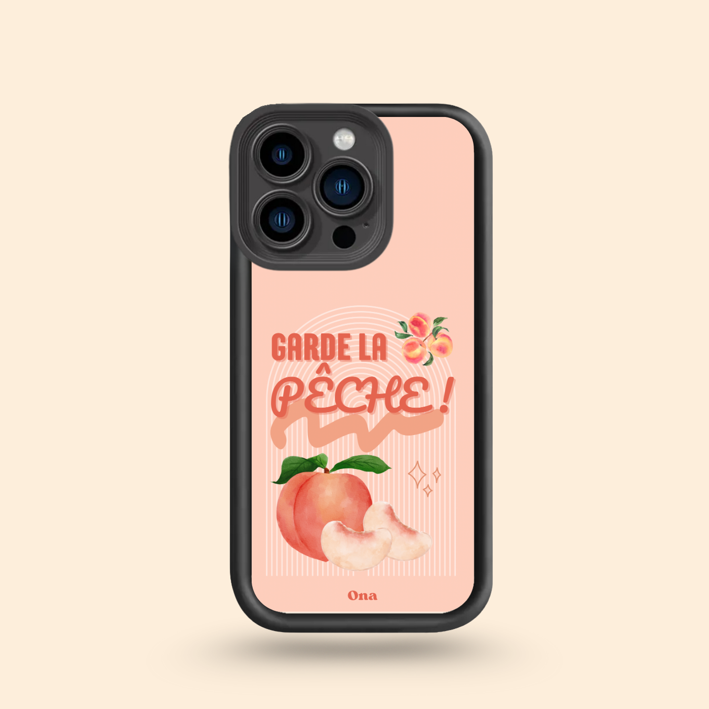 Coque Iphone - Garde la Pêche 🍑
