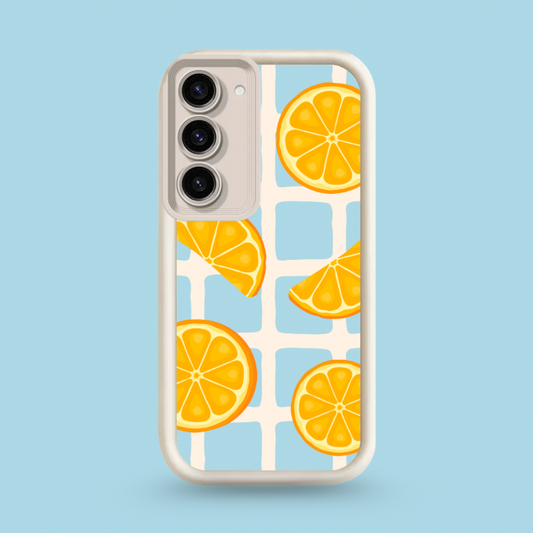 Coque Orange 🍊 Samsung Galaxy Autre