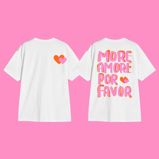 T-shirt More Amor 🧡