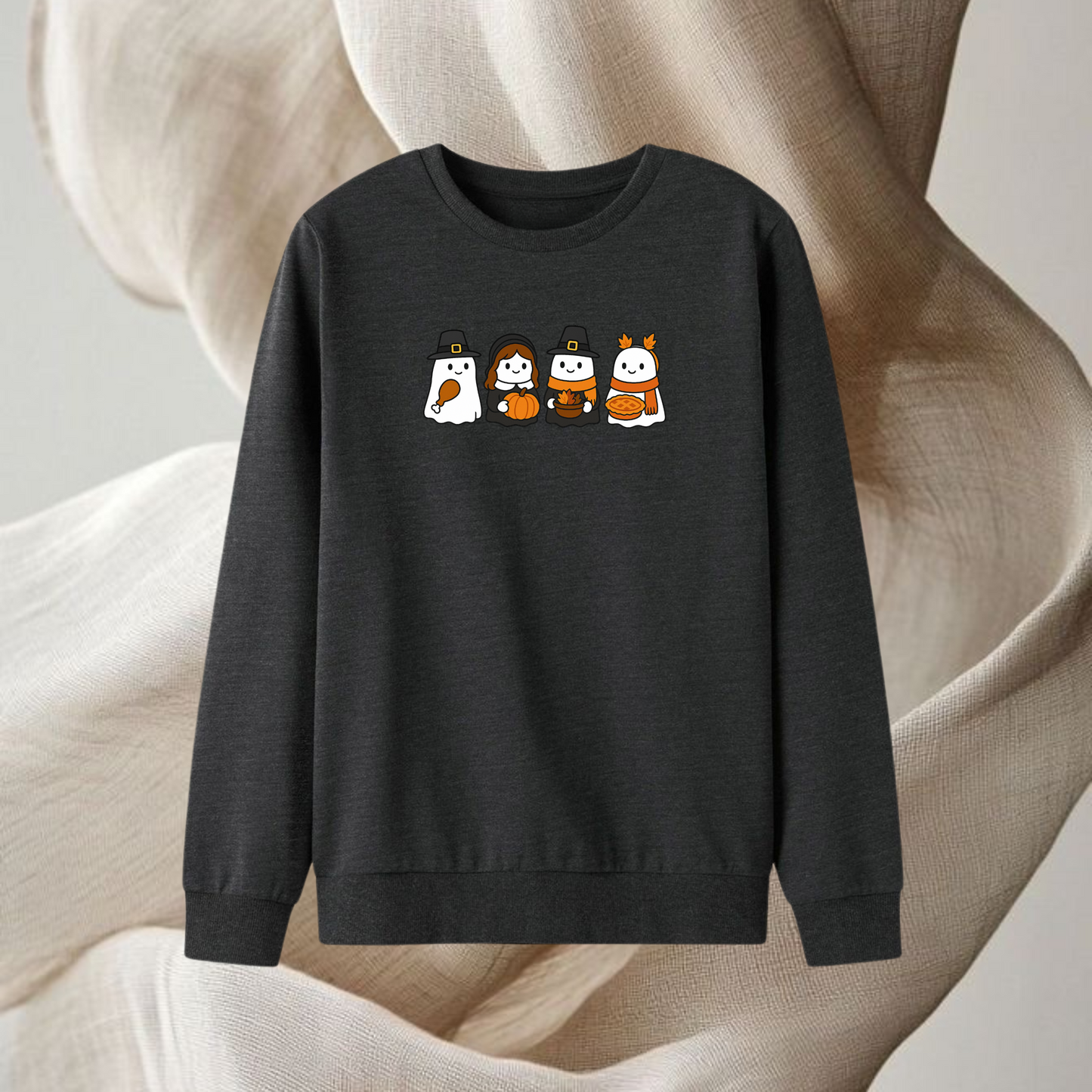 Sweat-shirt Ghost Thanksgiving