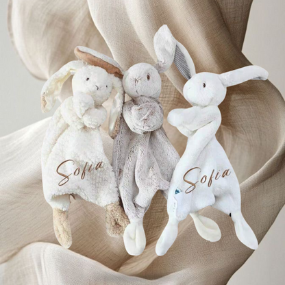 Doudou lapin prénom