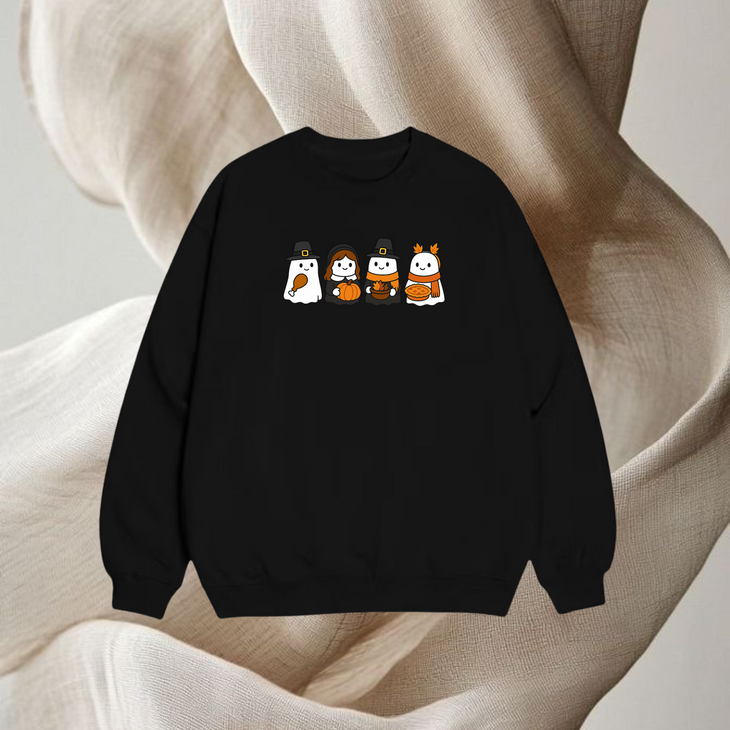 Sweat-shirt Ghost Thanksgiving