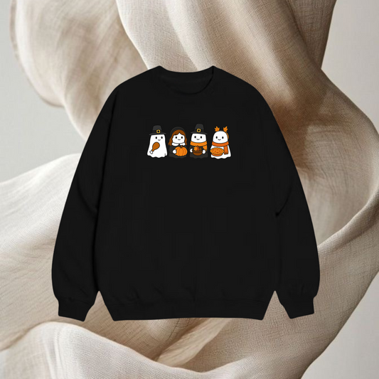 Sweat-shirt Ghost Thanksgiving