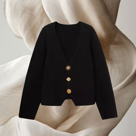Gilet à bouton soleil
